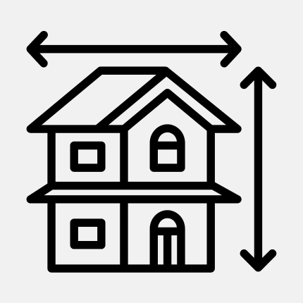 Ícone representando posse e regularização de imóvel por usucapião extrajudicial.